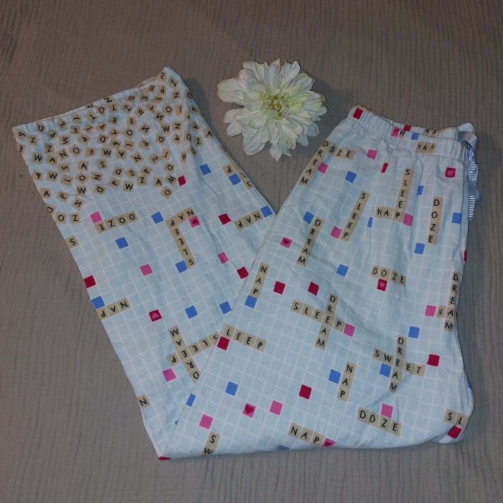 SCRABBLE pajama pants XL